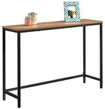 Narrow Metal Console Table - The Linen House