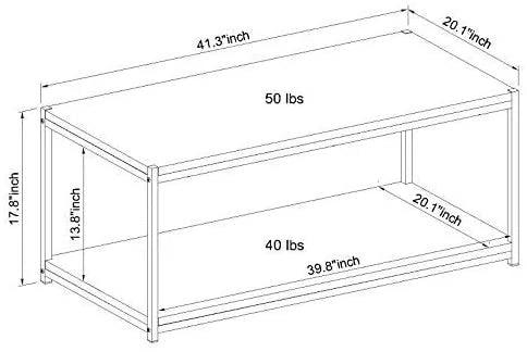 Office Table with Iron Frame - The Linen House