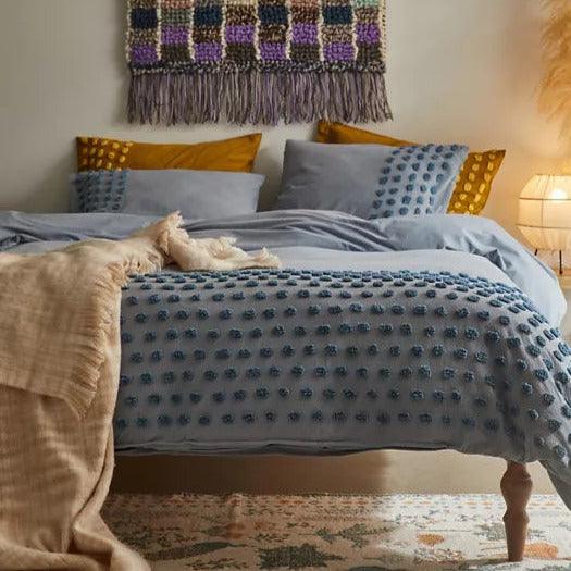 New Dotted Tufted Duvet Cover Set - The Linen House