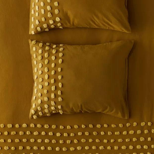 New Dotted Tufted Duvet Cover Set - The Linen House