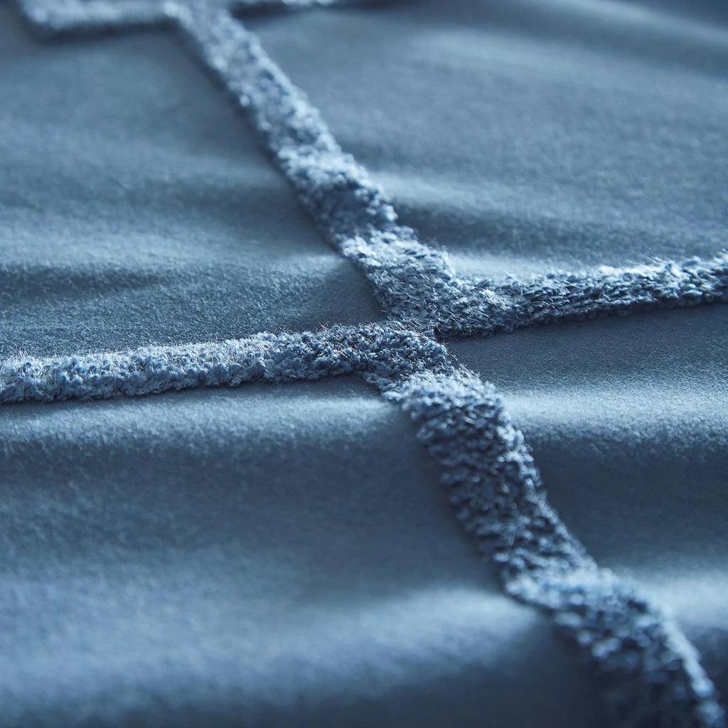 Crisscross Tufted Duvet Cover Set - The Linen House
