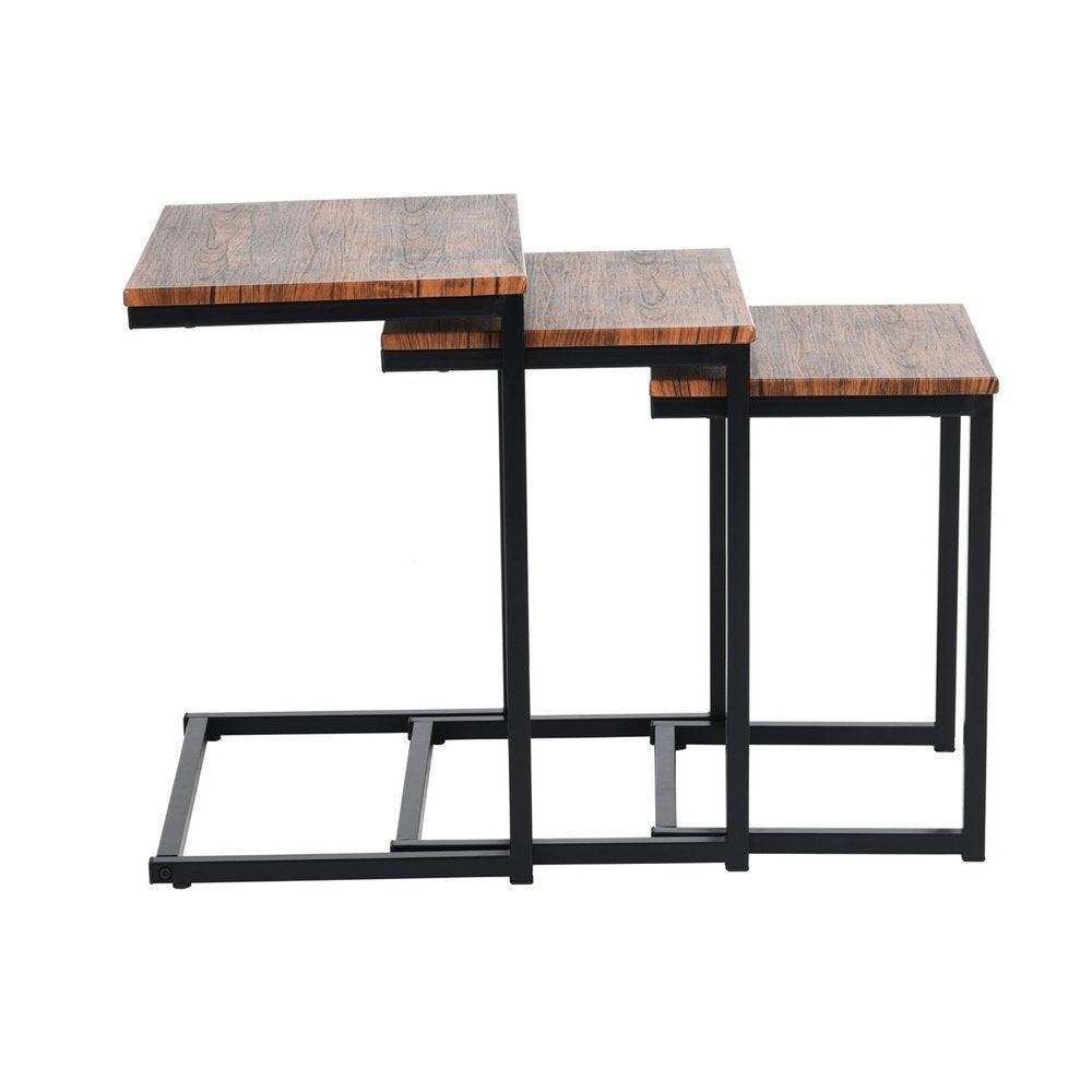 3 piece Stacking Nesting Coffee Table - The Linen House