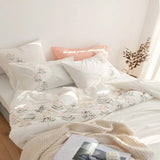 Plants Embroidery Duvet Set - The Linen House