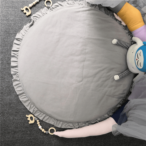 Baby Rug (Grey) - The Linen House