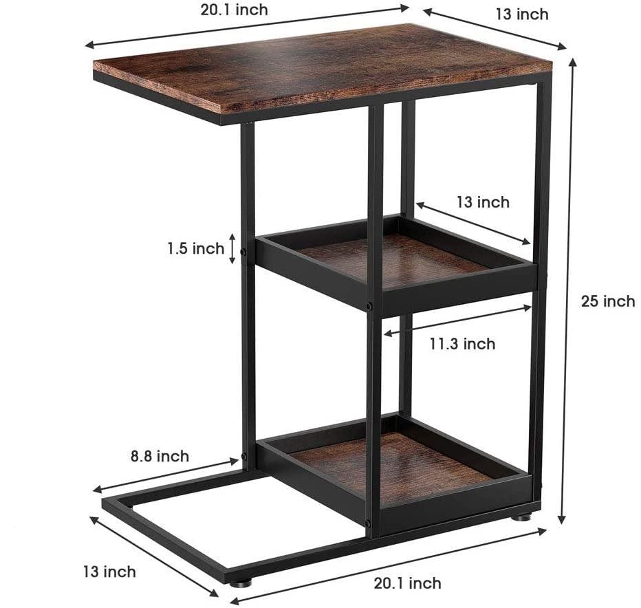 C-Shelf Accent Table