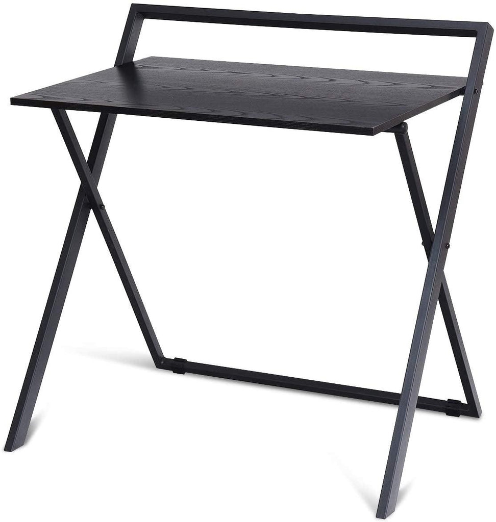 Folding Computer Desk, Foldable Desk for Small Space - The Linen House
