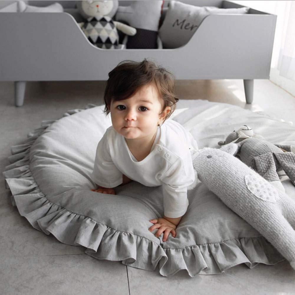 Baby Rug (Grey) - The Linen House