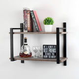 Weven Industrial Pipe Shelving Wall Mounted - The Linen House