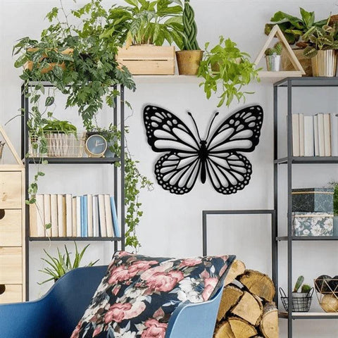 Buterfly Metal Wall Decor - The Linen House