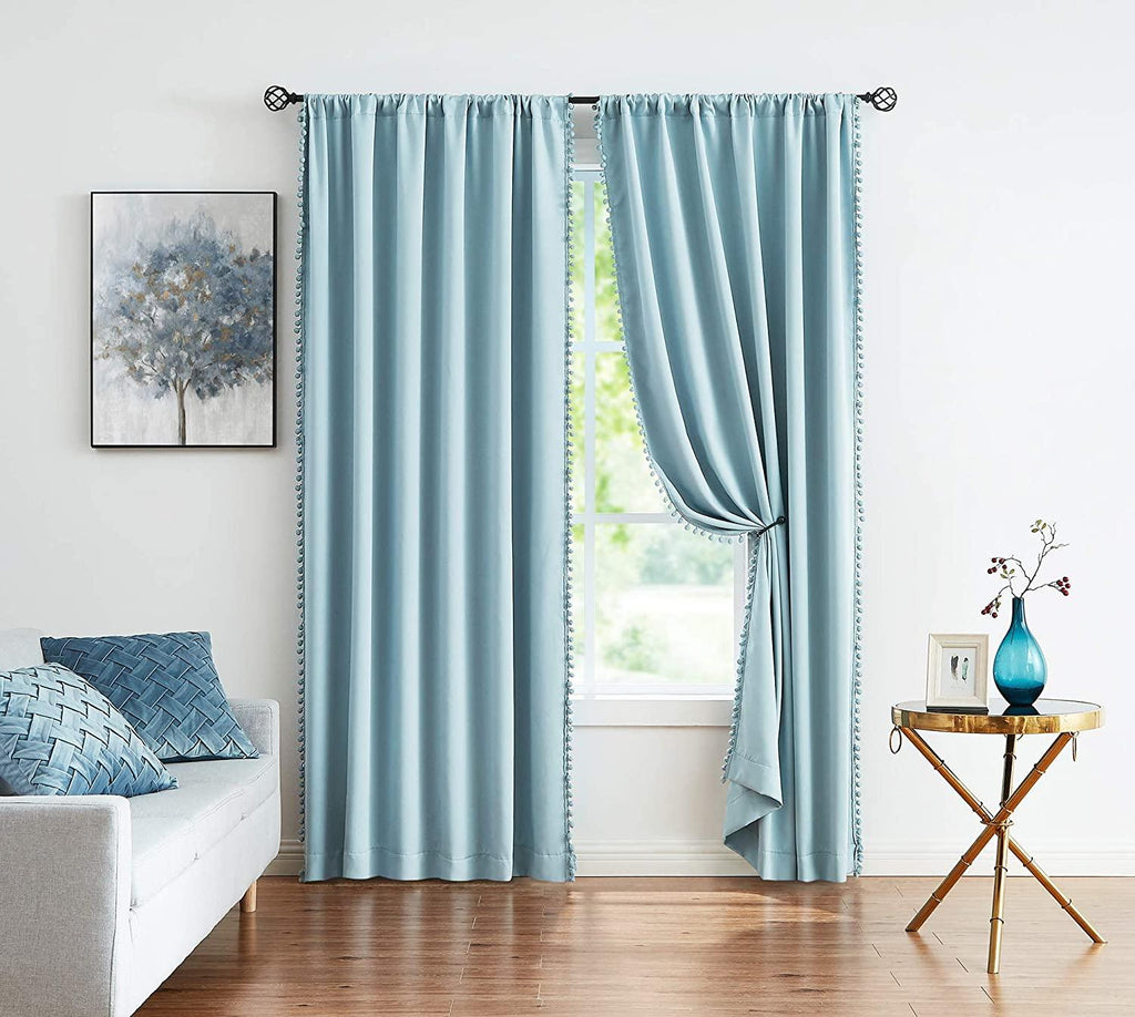 Curtain (Pom Pom) - The Linen House