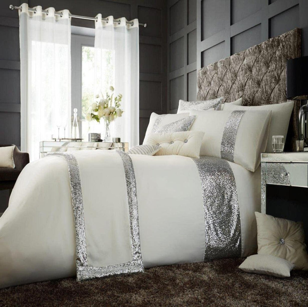 Sequence Luxury Bridal Duvet Set with filling - The Linen House