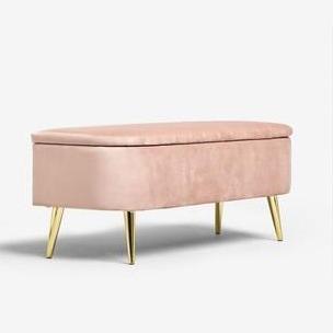 Emily Ottoman Bench - The Linen House