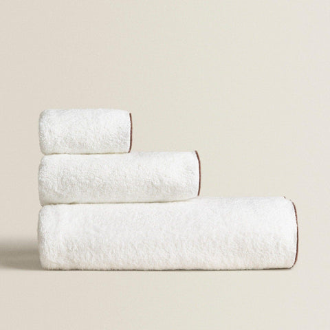 3 Piece Bath Towel set (Baratta stitch) - The Linen House