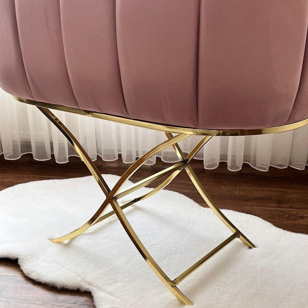 Velvet Tufted Bassinet - The Linen House