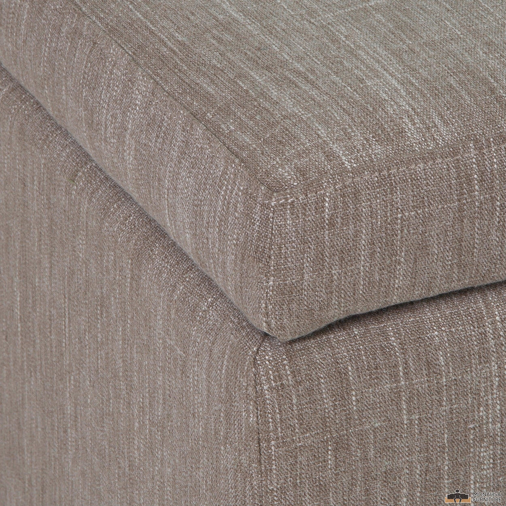 Upholstered Storage Bench with Tray - The Linen House