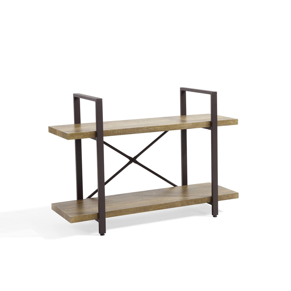 Two Level Rustic Shelving Unit - The Linen House