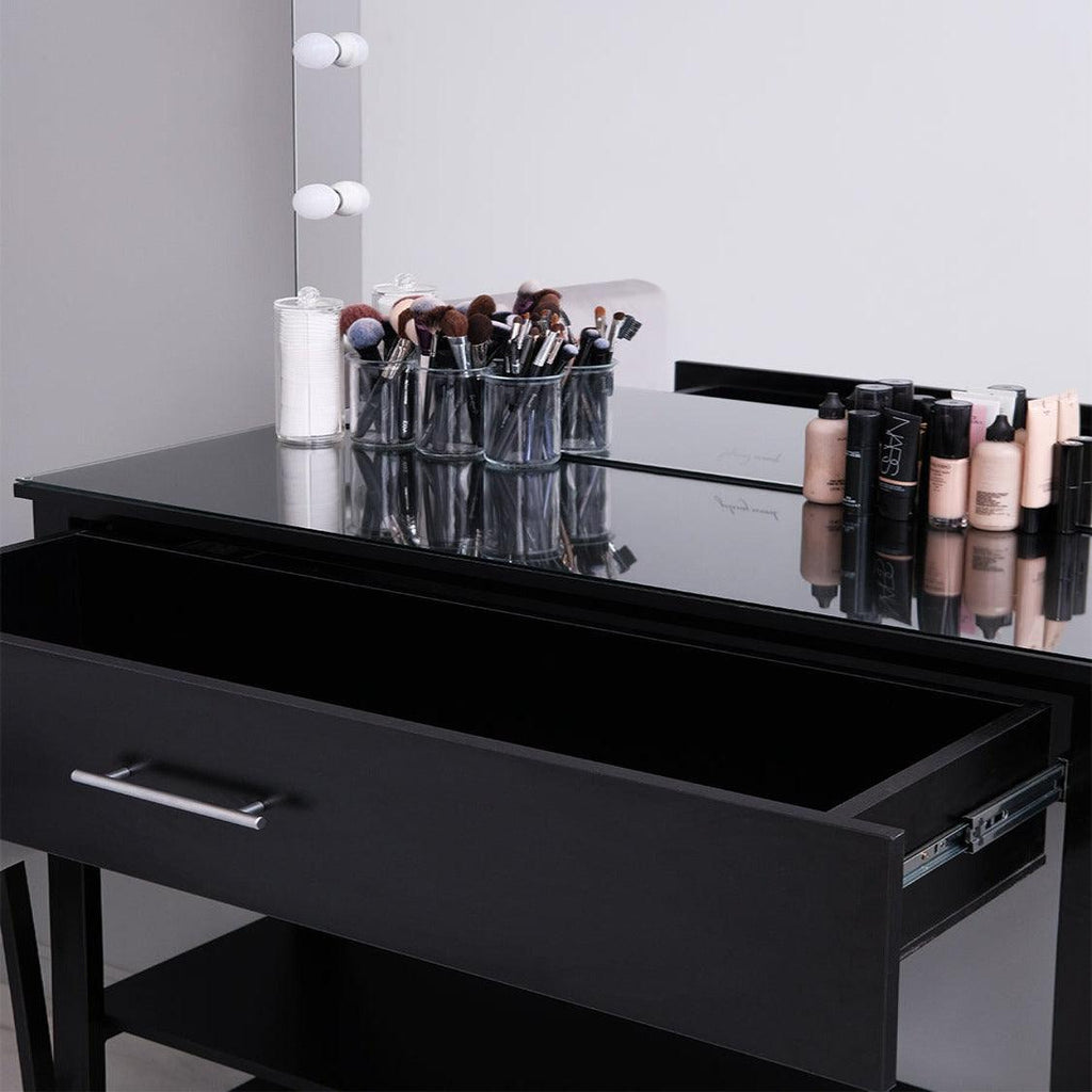 MAKE-UP TABLE FOR MAKE-UP ARTIST BLACK - The Linen House