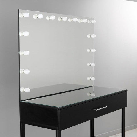 MAKE-UP TABLE FOR MAKE-UP ARTIST BLACK - The Linen House