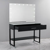 MAKE-UP TABLE FOR MAKE-UP ARTIST BLACK - The Linen House