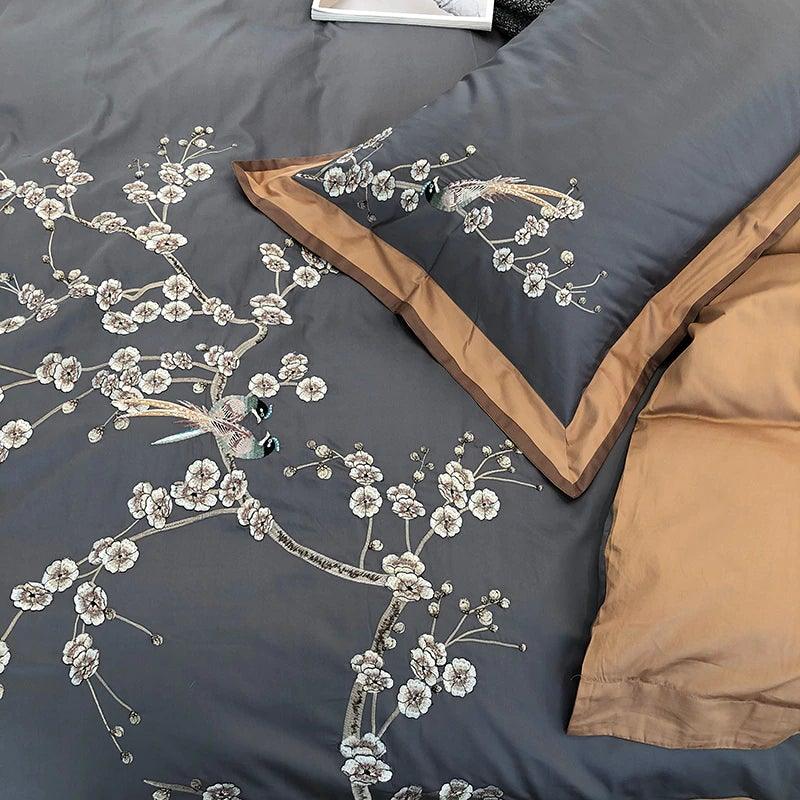 Myriad Embroidery Duvet Set - The Linen House