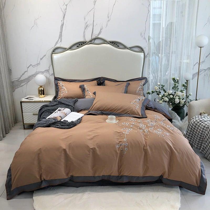 Myriad Embroidery Duvet Set - The Linen House