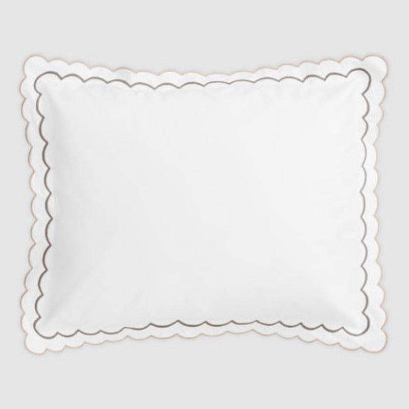 Scalloped Flange Duvet Set - The Linen House
