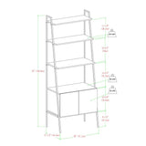 72'' H x 28'' W Ladder Bookshelf Decor Ideas - The Linen House