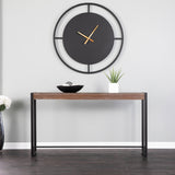 Modern Narrow Industrial Console Table - The Linen House
