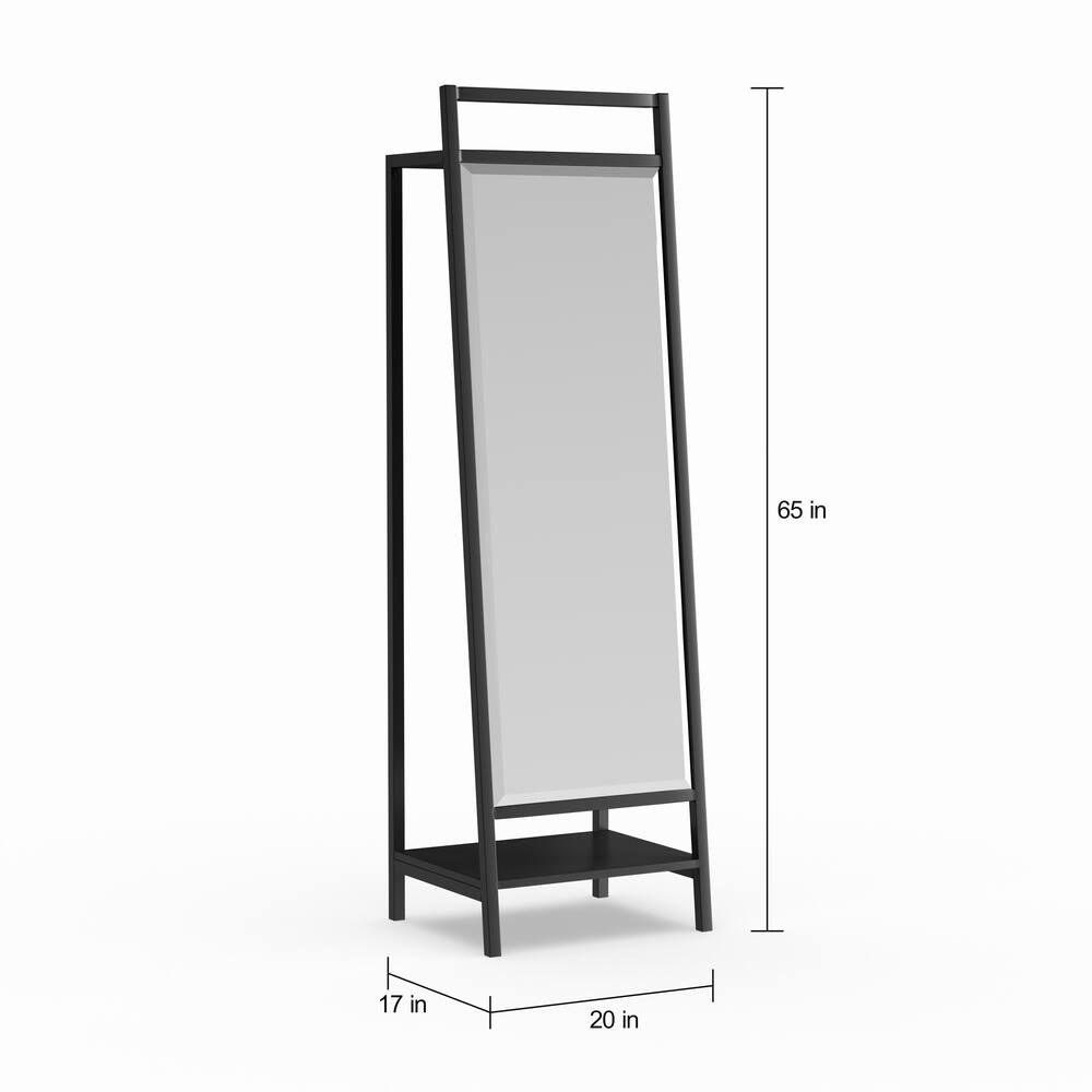 Multi-functional Mirror Stand with Hidden Coat and Shoe RacK - The Linen House