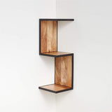 Perris Square Wall-Mounted Corner Shelf - The Linen House