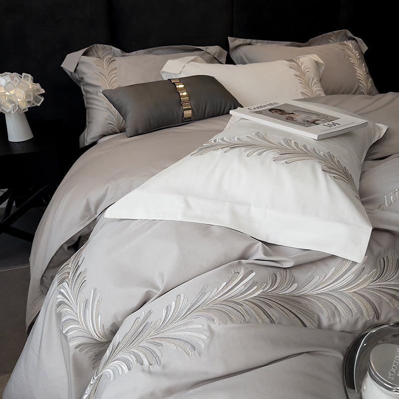 Elegant Embroidery Duvet Set - The Linen House