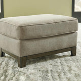 Jute Storage Ottoman with Tray 20" x 20" - The Linen House