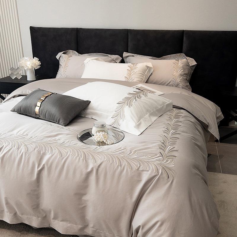 Elegant Embroidery Duvet Set - The Linen House