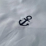 Anchor Embroidery Duvet Cover Set - The Linen House