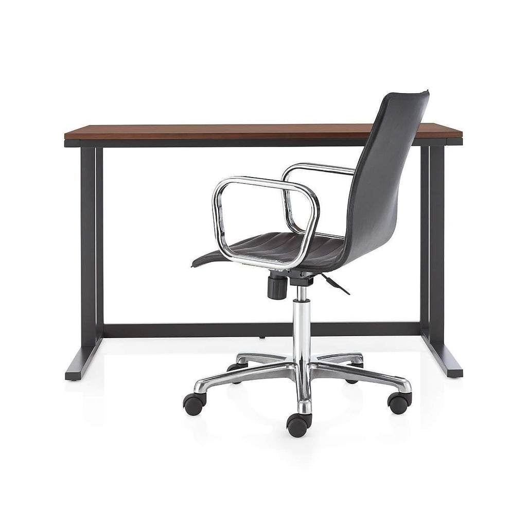 Pilsen Graphite Office Table - The Linen House