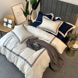 New Embroidered Luxury Baratta Tetra Stitch Duvet Set - The Linen House