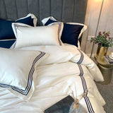 New Embroidered Luxury Baratta Tetra Stitch Duvet Set - The Linen House