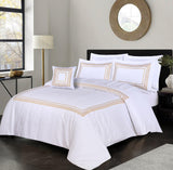 Luxury Baratta Duvet Golden - The Linen House