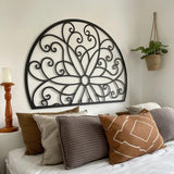 Lotus Flower Metal Wall Decor - The Linen House