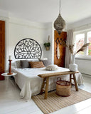 Lotus Flower Metal Wall Decor - The Linen House