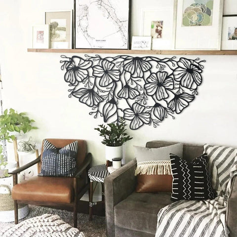 The french Flora Metal Wall Decor - The Linen House
