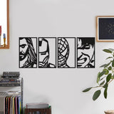 Avengers Face Potrates Metal Wall Decor - The Linen House