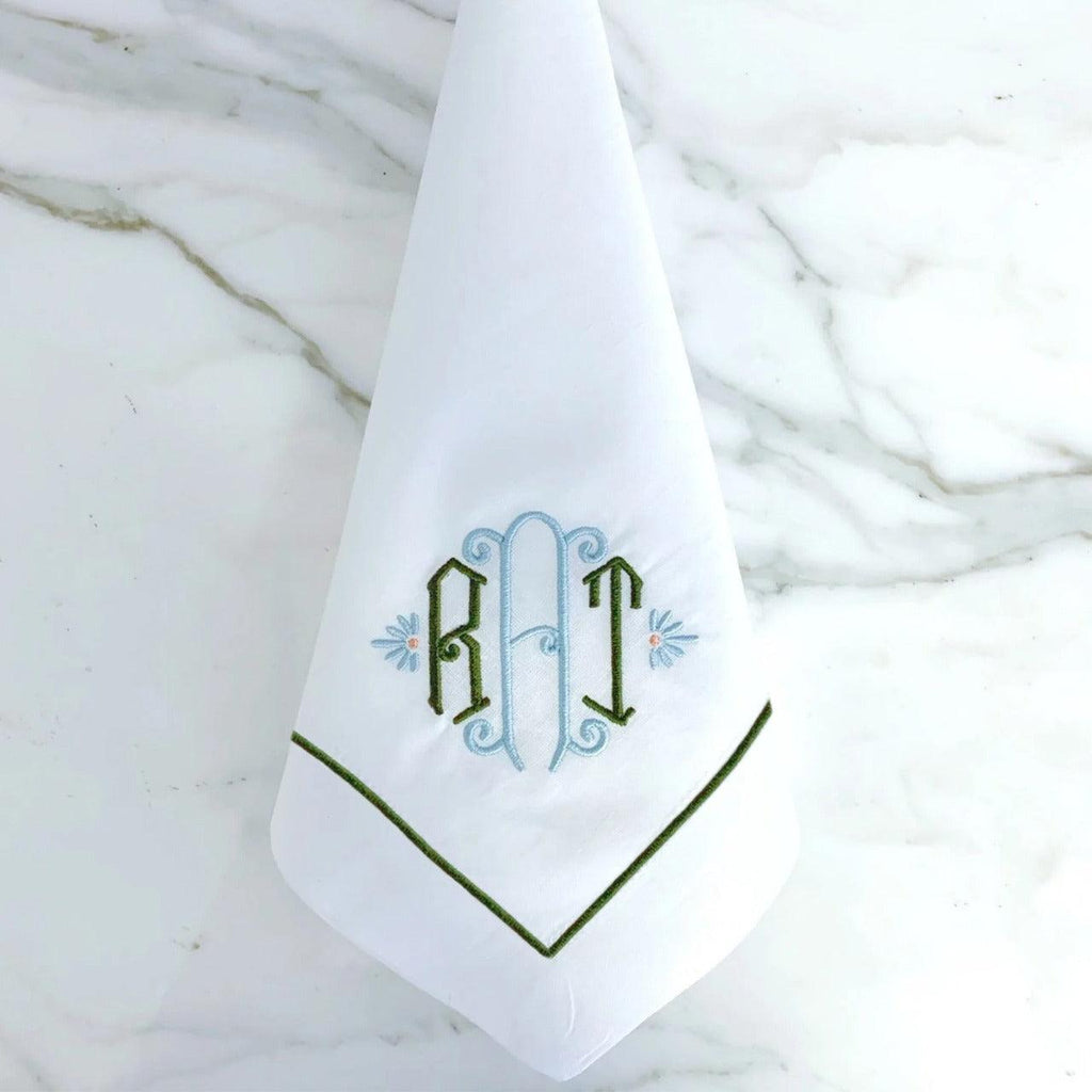 Chloe Monogramme Napkin - The Linen House