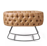 Velvet Tufted Bassinet - The Linen House