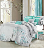 Mix & Match Embroidery Duvet Set - The Linen House
