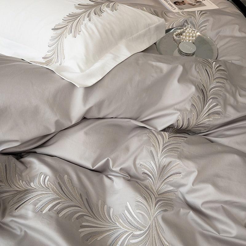 Elegant Embroidery Duvet Set - The Linen House