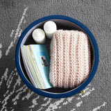 Upholstered Storage Ottoman - The Linen House