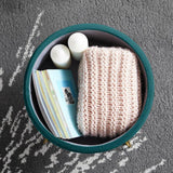 Upholstered Storage Ottoman - The Linen House