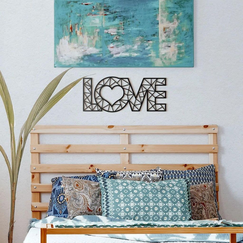 Love word Metal Wall Decor - The Linen House
