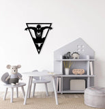 Triangle Spiderman Metal Wall Art – Modern Superhero Decor